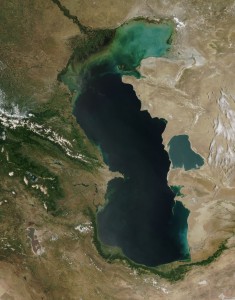 Caspian Sea, from orbit