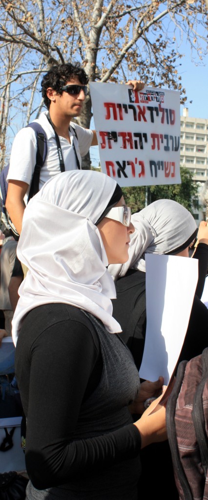 'Jewish-Arab solidarity in Sheikh Jarrah': Protesters, August 8, 2010