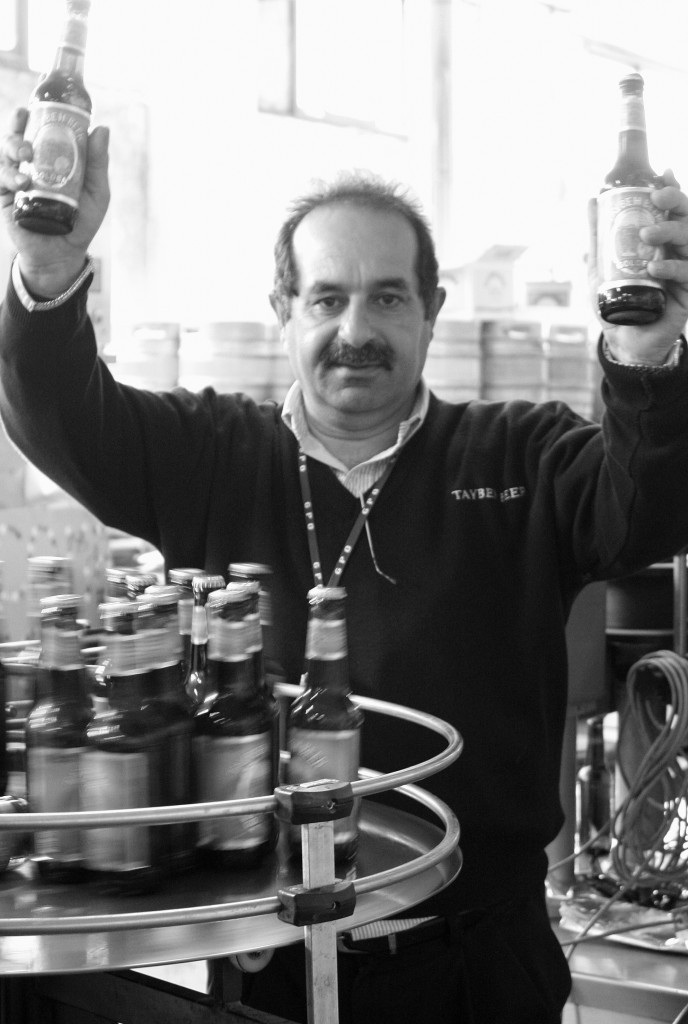 Nadim Khoury at the Taybeh Brewery